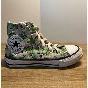 Converse CTAS High Top Sneakers Kids  11 Green Creatures Mouse Virtual Matcha